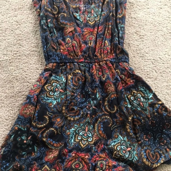 H&M Multi-Color Floral Paisley Patterned Romper - Picture 5 of 10